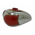 thumbnail image 3 of For Panther M100 600cc Red Painted Chrome Gas Fuel Petrol Gas Tank 1947-1953, 3 of 5