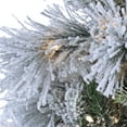 thumbnail image 3 of 9 ft. Pre Lit Cool White LED Lightly Flocked Snowbell Pine, 3 of 5