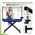 thumbnail image 5 of imerelez Pet Grooming Table for Large Dogs, Heavy Duty Professional X Lift Dog Grooming Table with Nooses, Mesh Tray, Tool Organizer , Black, 5 of 9