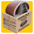 thumbnail image 1 of Paquete de cintas lijadoras TPmax de 3 x 18 pulgadas, 12 piezas (80 120 150 granos), 1 of 6
