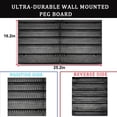 thumbnail image 4 of 30 Pcs Wall Mounted Storage Bins, Garage Organizer Storage Shelf Unit Board 25.2" x 16.2", 4 of 6