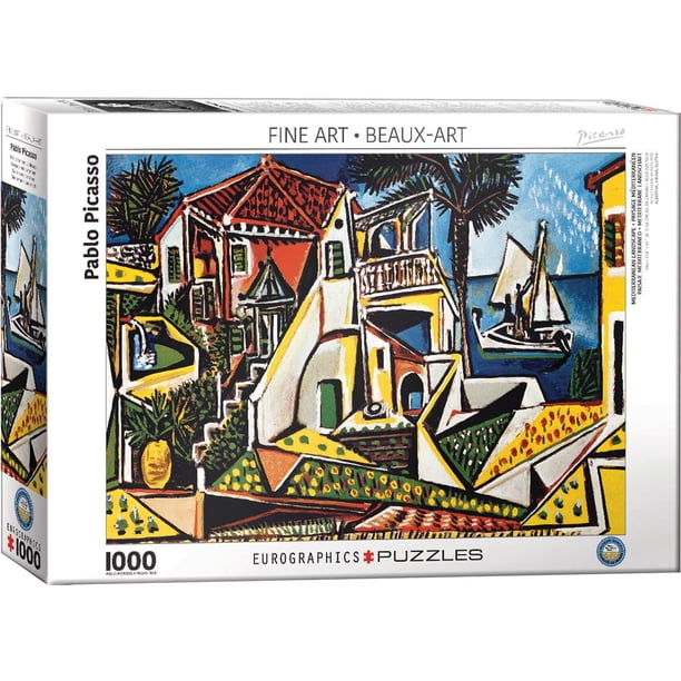 Rompecabezas EuroGraphics Paisaje Mediterráneo Picasso 1000 piezas
