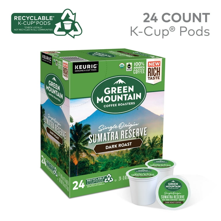 Fair Trade Organic Sumatran Extra Bold Coffee K-Cups, 24/Box Fair Trade Organic Sumatran Extra Bold Coffee K-Cups, 24/Box