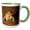 Green/White, variant on 3drose, Gulf Coast Toad, Bufo Valliceps, Texas Coastline - Us44 Mpr0050 - Maresa Pryor, 15oz Two-tone Yellow Mug