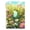 Cartoon Frog Sit in Meadow of Flower, variant on Haosy Snowy Dragon Notebooks 1-subject Journal 60 Sheets A5 College Ruled Paper Detachable Ring 8.3"x5.7"