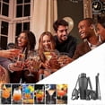 thumbnail image 4 of Cocktail Shaker Set Matte Black 8 Piece Stainless Steel Bar Tools, 4 of 5