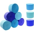 9 Rolls Crepe Paper Streamers Party Festivals Decoration Theme Party