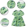 thumbnail image 1 of LYMAYTER Robe Décontractée pour Filles, Confort Fraîcheur, Coton, pour Tout-Petits, Été, Soleil, Mignonnes, 2-7 Ans, 1 of 8
