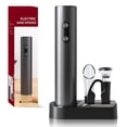thumbnail image 1 of Juego De Abridor De Vino Eléctrico - Kit De Abridor Botella Destapadores Automático Con 4 Accesorios De Acero Inoxidable Cortador De Papel De Aluminio Tapón Adecuado Para Restaurante Bar Cocina, 1 of 5