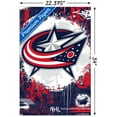 thumbnail image 3 of NHL Columbus Blue Jackets - Maximalist Logo 23 Wall Poster, 22.375" x 34", 3 of 5