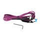 thumbnail image 2 of Cable de clip para tatuajes, fuente de alimentación para tatuajes de 1,8 m, cable de clip de silicona para tatuajes, línea de suministro de energía, rendimiento sólido, 2 of 11
