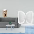 thumbnail image 2 of caja de pañuelos,Funda para caja de pañuelos de cuero sintético para dormitorio,Cojín con lazo bonito,Almohada con forma de lazo,bonito cojín decorativo con lazo,Funda de almohada con lazo, 2 of 8