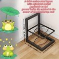 thumbnail image 3 of ENIYUU - 1 estante plegable ajustable para ollas, organizador de metal para cocina, estante para fregadero, soporte de gabinete multicapa para ollas y sartenes, ahorra espacio, 3 of 6
