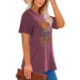 thumbnail image 2 of Anbech RODEO Plus Size T-Shirts for Women Graphic Something In the Orange with Cactus Print Vintage Short Sleeves T-Shirt with Round Neck, 2 of 3