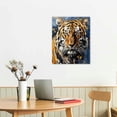 thumbnail image 3 of Leopard Art Print, Animal Painting Wall Art Abstract Artwork, Colorful Wildlife Prints Decor (11x14 inches (Unframed), Leopard) 12 * 16 inches/16 * 20 inches, 3 of 5