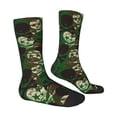 thumbnail image 2 of Goofa Camouflage Skull Printed Men's Crew Socks, Soft Durable Breathable Moisture-Wicking with Odor Control Cotton socks, 2 of 9