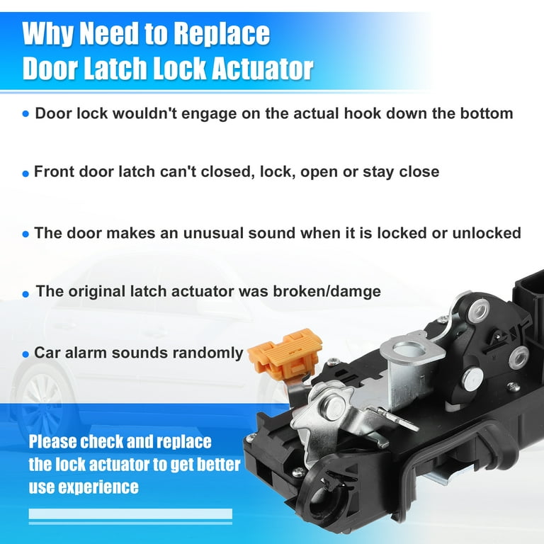 Aazon.co: Front Left Driver Side Door Lock Actuator Fit For Chevy