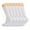 White, variant on Cotton Crew Socks for Women Pink 6 Pairs Size 9-11
