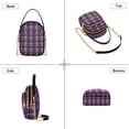 thumbnail image 3 of FORMRS Crossbody Bag for Women Quilted Travel Shoulder Cell Phone Purse with Chain Strap Handbag, Gold and Green Floral Pattern, 3 of 7
