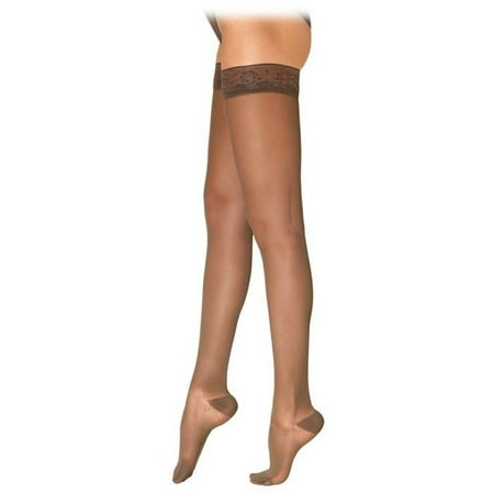 

SIGVARIS Women’s Style Sheer 780 Closed Toe Thigh-Highs w/Grip Top 15-20mmHg