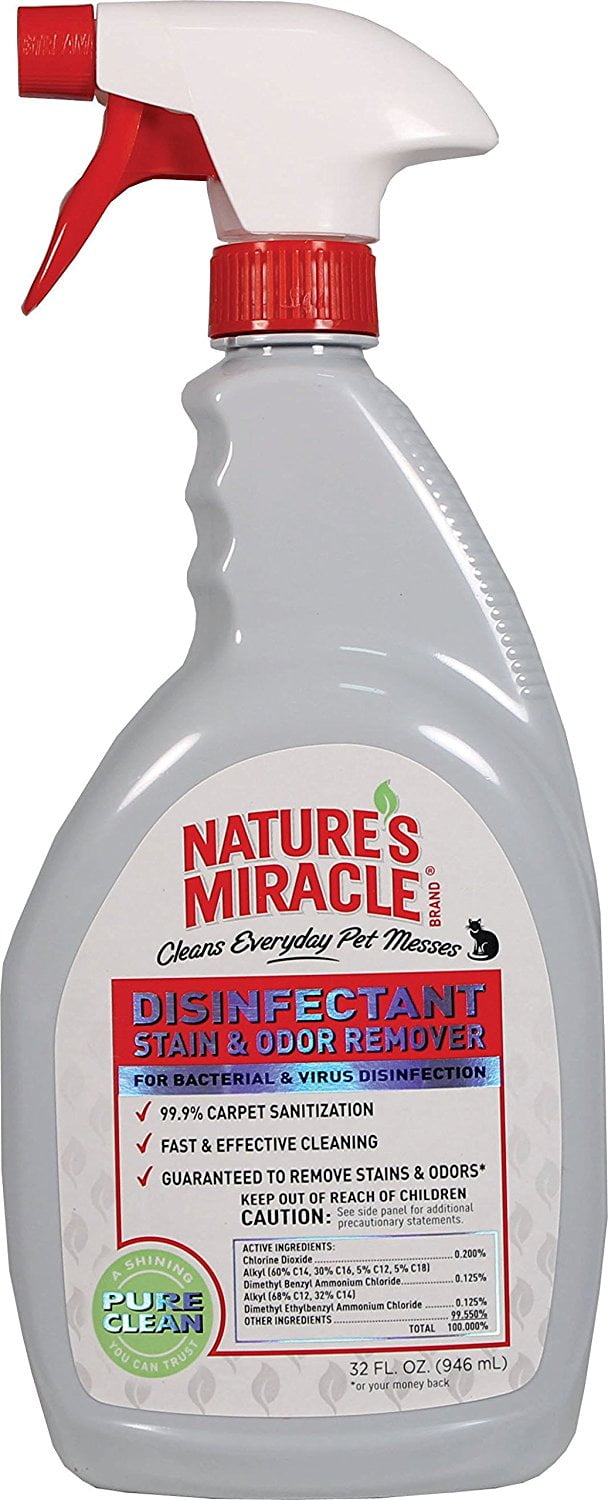 Nature's Miracle NM5482 Brand Disinfectant Stain/Odor Remover, 32 oz