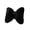 Black, variant on Luckky 14" x 13" Bow Throw Pillow,Cute Bow Shaped Decorative Pillow,Soft Fluffy Sofa Cushion,Sweet Stylish Home Bedroom Living Room Ornament Pillow