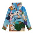 thumbnail image 4 of Phineas And Ferb Youth Hoodies Boys Girls 3D Printed Sweatshirt Fall Winter Clothes Long Sleeves Pullover Sweater M, 4 of 6