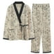 thumbnail image 1 of Conjunto de pijama para mujer, ropa de dormir de manga larga, conjunto de ropa de dormir de 2 piezas, conjuntos de salón, 1 of 5
