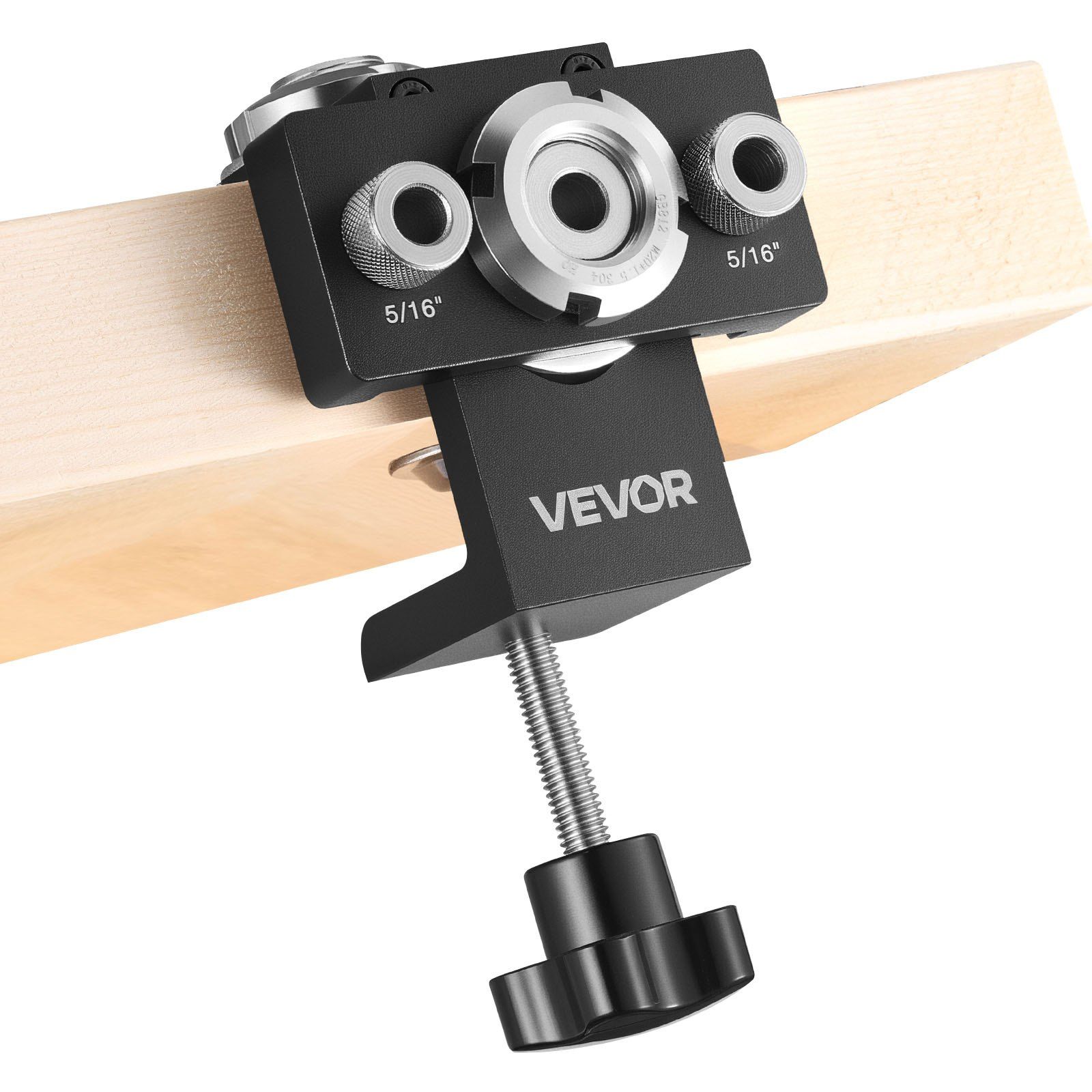 Self Centering Dowel Jig Kit with 3 Drill Bits - Precision Woodworking Tool for Strong Joints