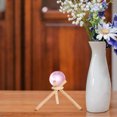 thumbnail image 4 of KAKOWELY Porte-Éponge de Maquillage en Bois Porte-Éponge de Maquillage Support de Séchage de Maquillage Porte-Poupée Rangement de Maquillage Support d'Éponge de Beauté 2.76"X2.76"X2.76 Pouces, 4 of 5