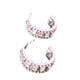 thumbnail image 1 of Jumpingount Gota de oreja de plata Brillante Deslumbrante Círculo Pendientes de botón Pendientes colgantes exquisitos Pendientes impermeables Ropa, zapatos y accesorios Miscelánea Jumpingount AP016820-01, 1 of 6