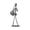 3#, variant on Metal Musician Figurine 5.1" Player Statue Silver Metal Art Sculpture For Home Desk Decor Music Lover (Random Style)
