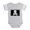 Heather Gray, variant on CafePress - Pirate Flag Skull And Crossbones Baby Football Bod - Cute Infant Baby Football Bodysuit