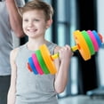 thumbnail image 3 of 1 Set Plastic Dumbbell Kids Adjustable Barbell Kids Exercise Dumbbell Hand Weight For Kids, 3 of 5