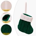 thumbnail image 5 of YAOMOBB Christmas Decoration Handmade Knitted Christmas Tree Gift Stocking Mini Short Design for Holiday Decor, 5 of 5