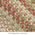 thumbnail image 6 of Homespice Harvest Premium Jute Braided Stair Tread 8" x 28" (Set of 13) Rectangular Beige, Tan Reversible, Natural Jute Yarn Rustic, Country, Primitive, Farmhouse Style, 6 of 6