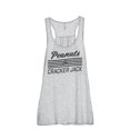 thumbnail image 1 of Peanuts And Cracker Jack Women's Fashion Sleeveless Flowy Racerback Tank Top Sport Grey X-Large, 1 of 5