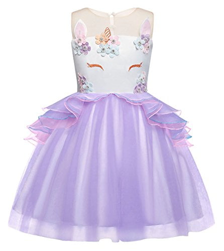 unicorn themed party dress