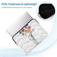 thumbnail image 2 of FORMRS 15-15.6 inch Laptop Sleeve Case Soft Carrying Quilted Computer Bag Cover, Colorful Flower, 2 of 7