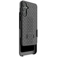 thumbnail image 6 of Case with Clip for Galaxy S23 FE Phone, Nakedcellphone Textured Slim Hard Shell Cover with Stand and [Rotating/Ratchet] Belt Hip Holster Holder Combo for Samsung SM-S711 (2023), 6 of 8