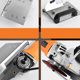 thumbnail image 2 of Angle Grinder Stand Angle Grinder Bracket Sturdy Easy to Install 45 Degree Tile Chamfering Tool for Home Renovation Craftsmen, 2 of 5