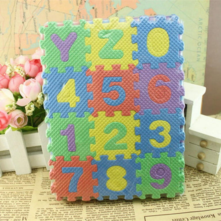 Children's Mat EVA Kids Foam Puzzle Carpet Baby Play Mat Interlocking Floor  Tiles with Alphabet and Numbers DropShipping