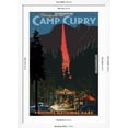 thumbnail image 5 of Art.com Firefall and Camp Curry - Yosemite National Park, California Art Print by Lantern Press, White Frame Wall Art, 32" x 44", 5 of 5
