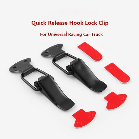 

WEPRO Lids Kit Fasteners Release Car 2pcs Trunk Black Universal Car tools