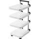 thumbnail image 2 of Ajustable 2-4 Niveles Olla Almacenamiento Rack Sartén Organizador Soporte para Gabinete de Cocina, 2 of 11