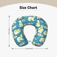 thumbnail image 5 of KLL Cute Polar Bear Fishing Pattern Memory Foam Cervical Neck Pillow Versatile U-Shaped Pillows for Home/Office/Camping/Travelling/Soft Washable Cover, 5 of 8