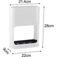 thumbnail image 4 of XINQIHANG Support de Parapluie pour Bâtons de Marche, Support de Rangement d'Angle Stable et Gain de Place pour Entrée de Supermarché, Blanc, 4 of 7