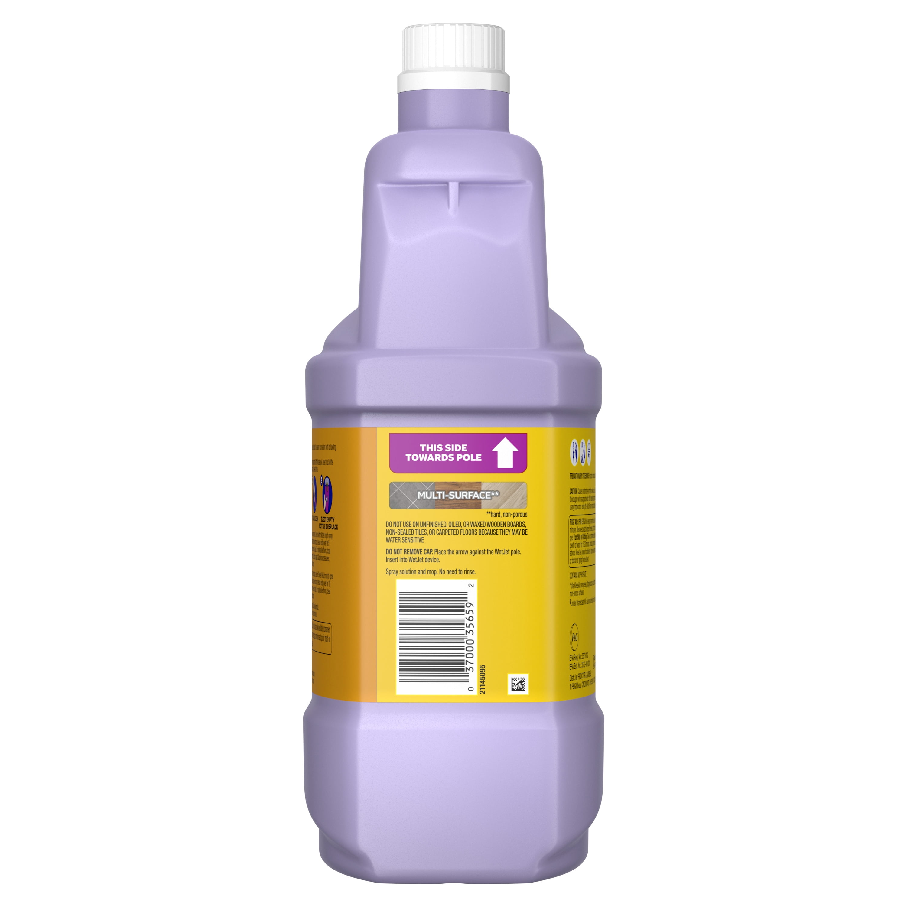 Swiffer, WetJet Mop Refill Solution, 42.2oz, Antibacterial Citrus