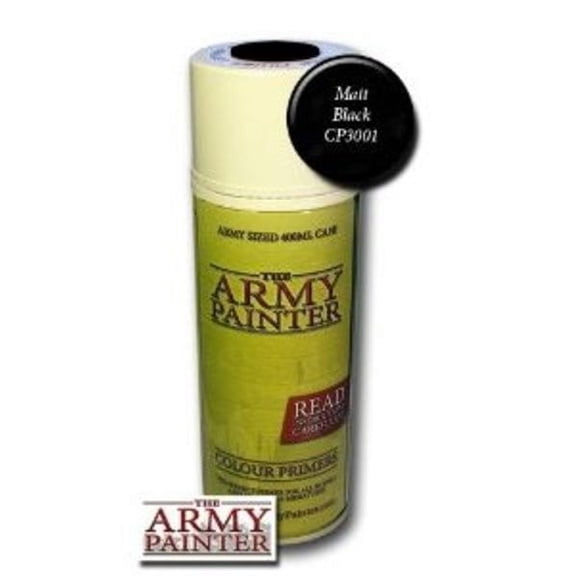 Army Painter CP3001 Base Primer - Matte Black Undercoat
