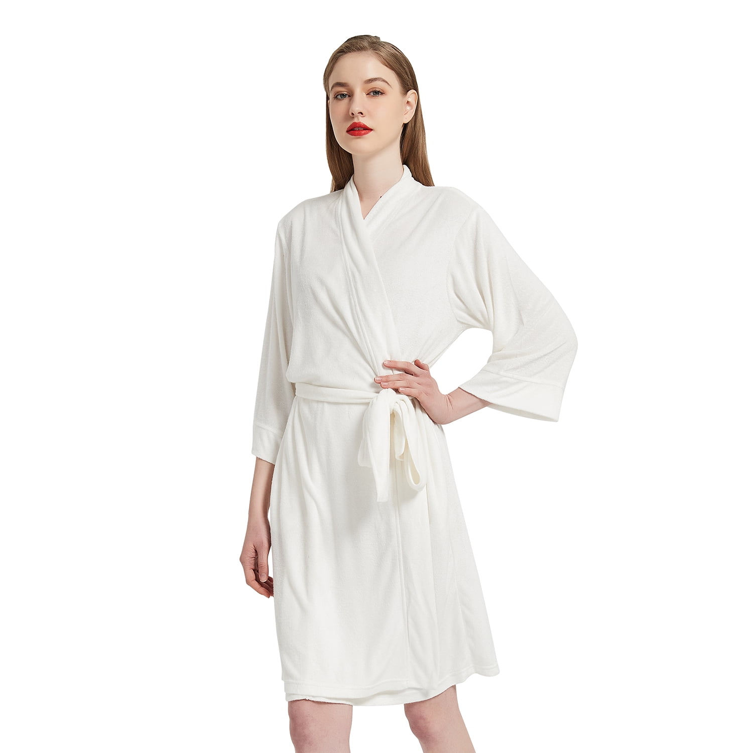 MERRYLIFE Women Bathrobes for Summer Short Loungewear Soft Lightweight ...